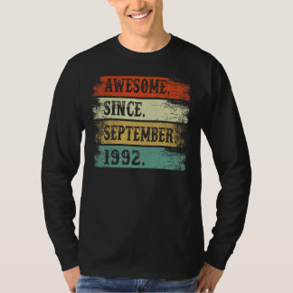Fantastisk sedan september 1992 30 år gammal 30:e  t shirt