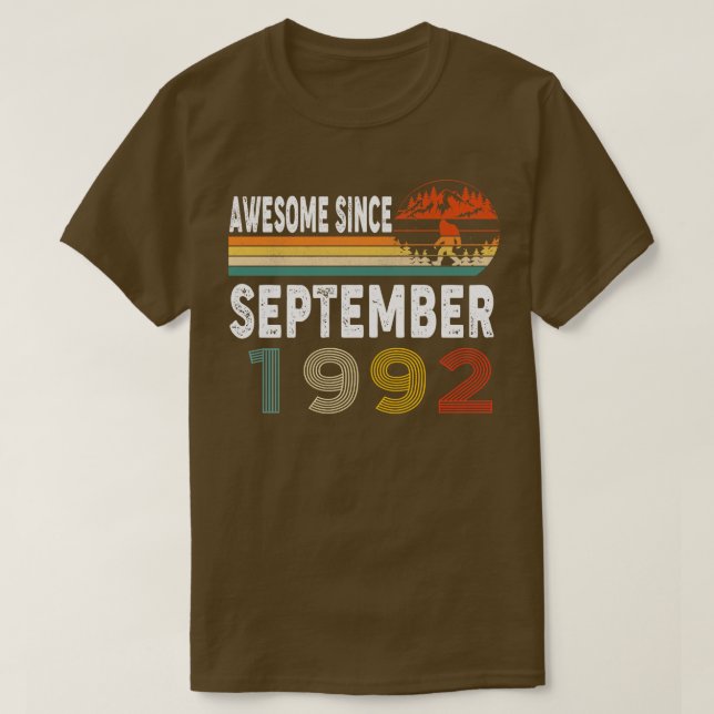 Fantastisk sedan september 1992 t shirt (Design framsida)