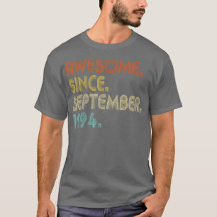 Fantastisk sedan september 1994 Vintage 28:e födel T Shirt