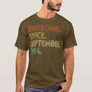 Fantastisk sedan september 1994 Vintage 28:e födel T Shirt
