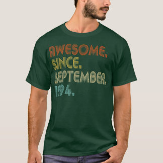 Fantastisk sedan september 1994 Vintage 28:e födel T Shirt