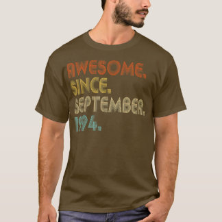 Fantastisk sedan september 1994 Vintage 28:e födel T Shirt