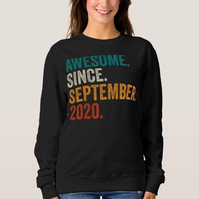 Fantastisk sedan september 2020 2:a födelsedagen 2 t shirt (Framsida)