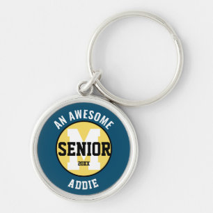 Fantastisk Senior Nyckelring Blue/Gult