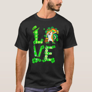 Fantastisk Shiba Inu Saint patrick's day Hund Papp T Shirt