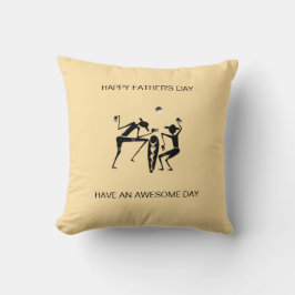 Fantastisk Silhouette Dancers Fars dag Kudde