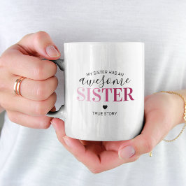 Fantastisk Sister | Syskon Rosa Sisters Kaffemugg