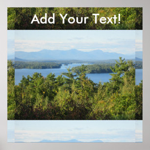 Fantastisk Sjö winnipesaukee View Poster