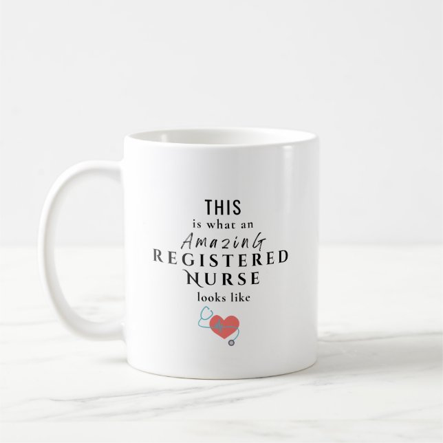 Fantastisk Sjuksköterska Personlig Kaffemugg (Vänster)
