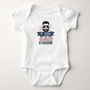 fantastisk skäggig pappa t shirt