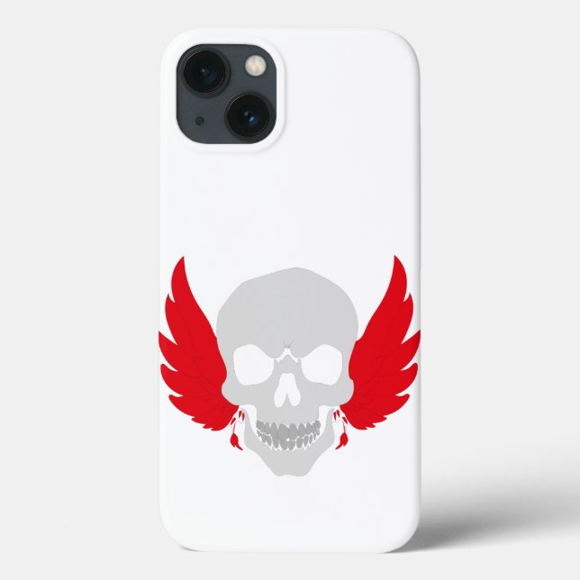 fantastisk skalle med vinge (Baksida)