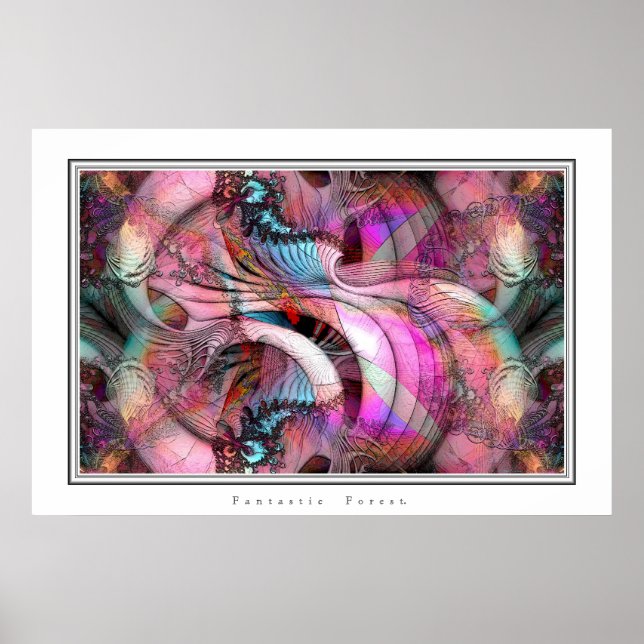 Fantastisk skog. poster (Framsidan)