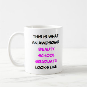 fantastisk skönhetsskola student kaffe mugg