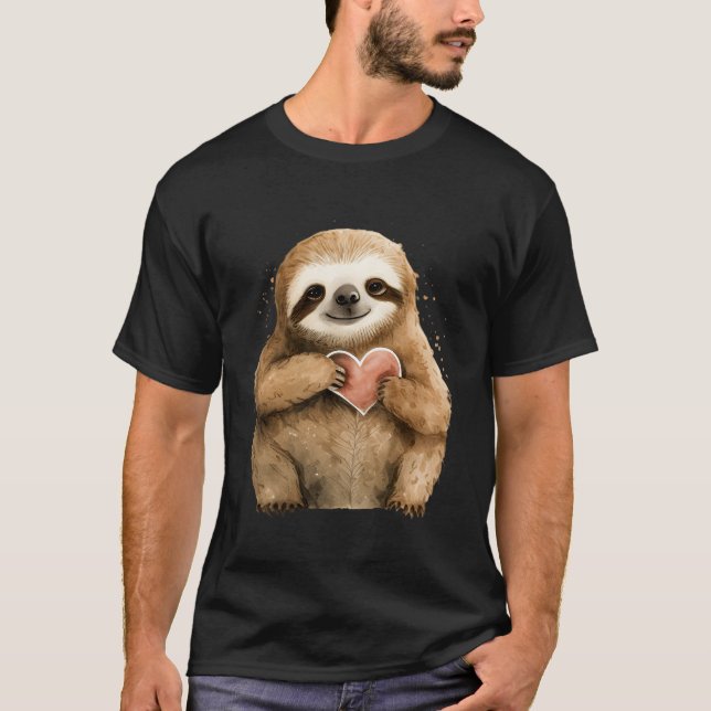 Fantastisk Sloth med honom för NS T Shirt (Framsida)