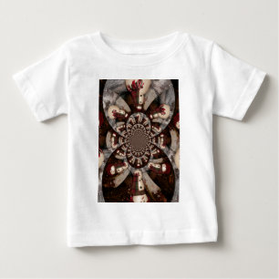 Fantastisk Snögubbe Kaleidoscope Mönster Art Desig Tröja