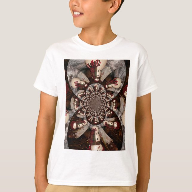 Fantastisk Snögubbe Tee Shirt (Framsida)