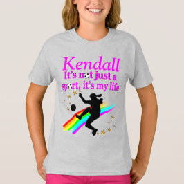 FANTASTISK SOCCER GIRL PERSONLIG TSHIRT TEE
