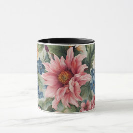 Fantastisk Sofistikerade färgade sommarblommor Mugg
