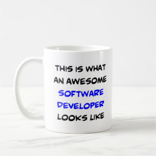 fantastisk software-utvecklare kaffemugg