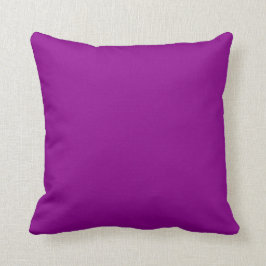Fantastisk Solid Färg Mörk Magenta Kudde