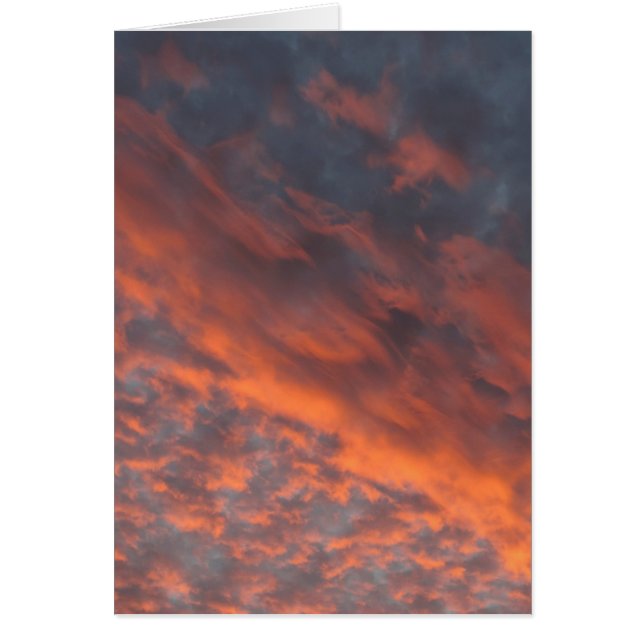 fantastisk solnedgång OBS kort (Framsidan)