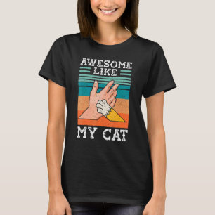 Fantastisk som min Cat Mamma Pappa-joke Kids Cat T Shirt