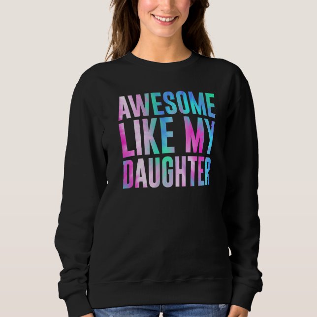 Fantastisk som min dotter Fars dag Pappa T Shirt (Framsida)