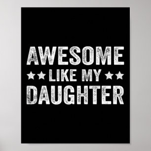 Fantastisk som min dotter Fars dag Poster