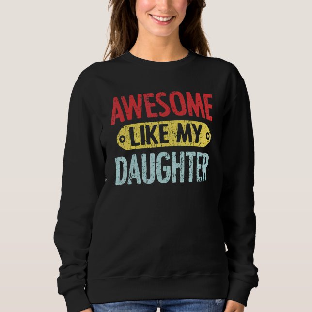 Fantastisk som min dotter Fars dag T Shirt (Framsida)