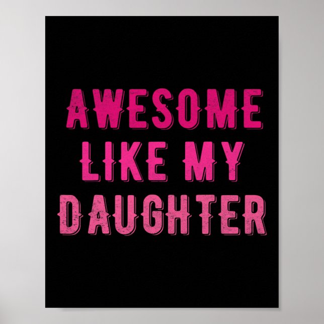 Fantastisk som min dotter Mamma Mor Poster (Framsidan)