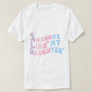 Fantastisk som min dotter Manar Funny Fars dag Pap T Shirt