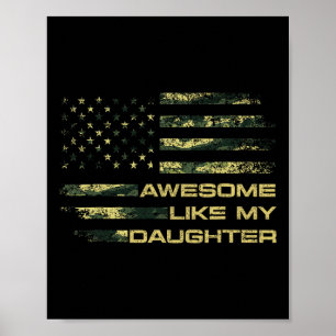 Fantastisk som min dotter Mor Fars dag Poster