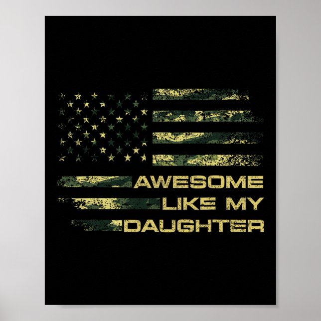 Fantastisk som min dotter Mor Fars dag Poster (Framsidan)