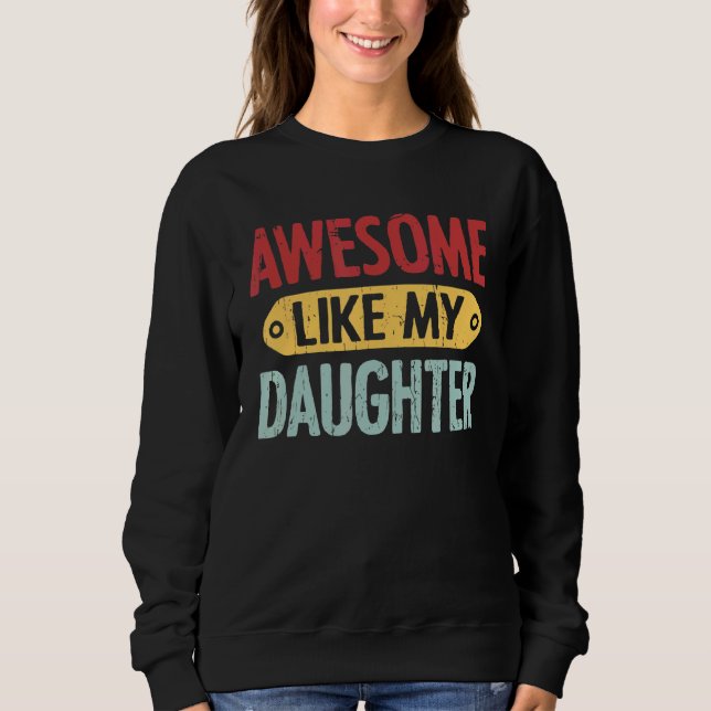 Fantastisk som min dotter Shirt Fars dag T (Framsida)