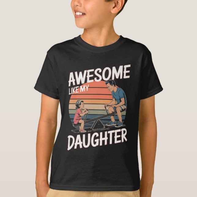 fantastisk som min dotter t shirt (Framsida)