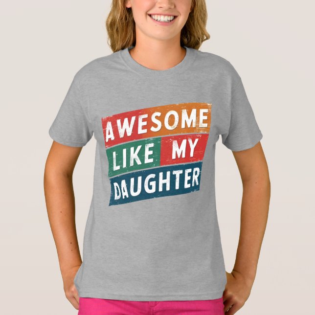 fantastisk som min dotter t shirt (Framsida)