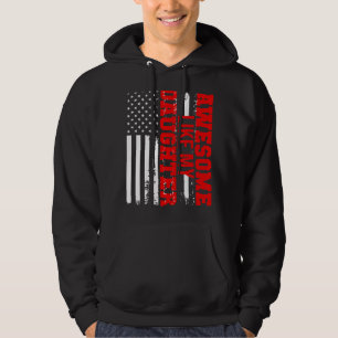 Fantastisk som min dotter USA Amerika Flagga 2002 Hoodie