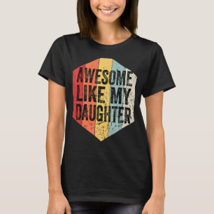 Fantastisk som min dotterdotter Vintage Retro Papp T Shirt