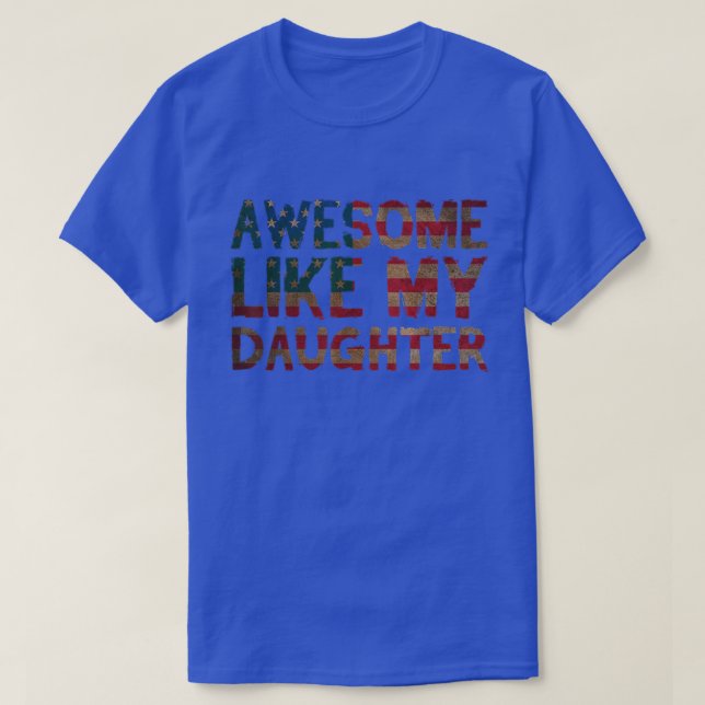 Fantastisk som min dotterunge TShirt T Shirt (Design framsida)
