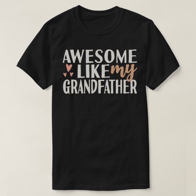 Fantastisk som min farfar t shirt (Design framsida)