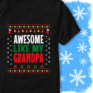 Fantastisk Som Min Farfars Jultröja Stil T Shirt