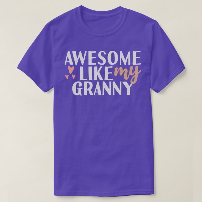 Fantastisk som min mormor t shirt (Design framsida)