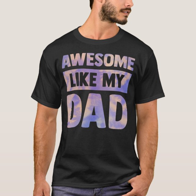 fantastisk som min pappa-matchande fars dag-familj t shirt (Framsida)