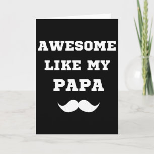 Fantastisk som min pappa present för män rolig fad kort