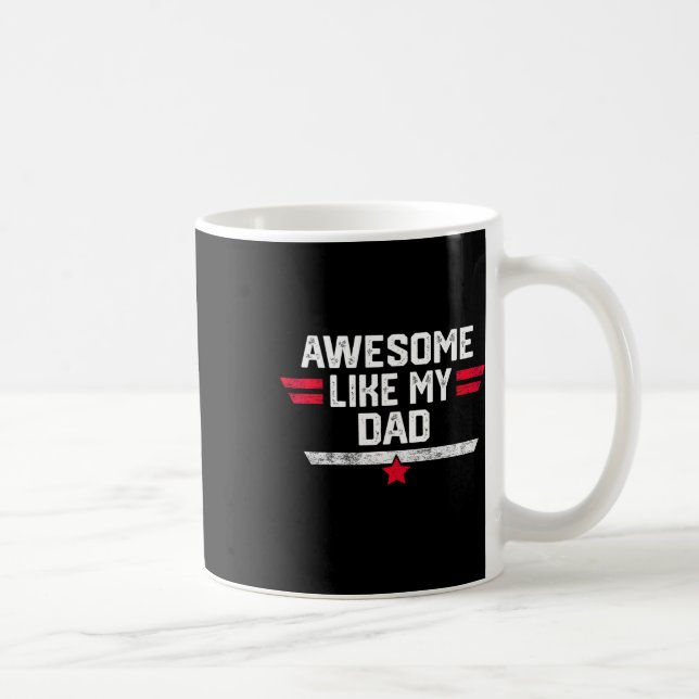 Fantastisk som min Pappa Shirt Fars dag Birthday C Kaffemugg (Höger)