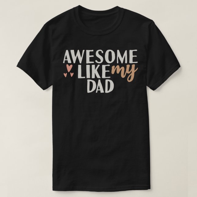 Fantastisk som min pappa t shirt (Design framsida)