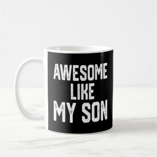 Fantastisk som min son Fars dag Mors dag Kaffemugg