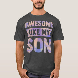 fantastisk som min son som matchade fars dag-famil t shirt