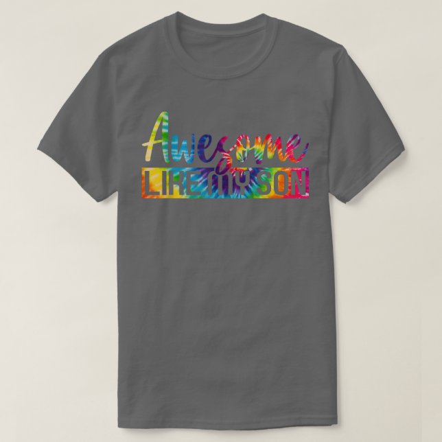 Fantastisk som min son som matchade fars dag-famil t shirt (Design framsida)