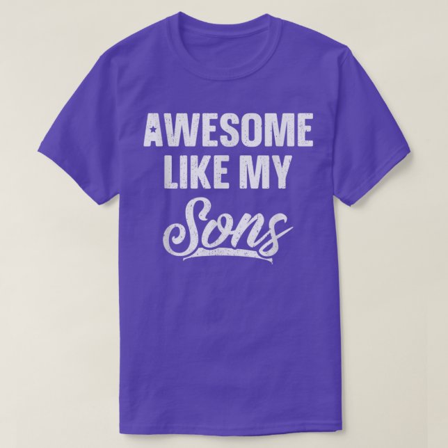 Fantastisk som min SonsPappa Joke Gift Funny Far D T Shirt (Design framsida)